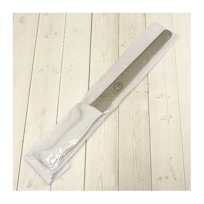 Нож для бисквита 25 см, пластиковая ручка, мелкие зубчики