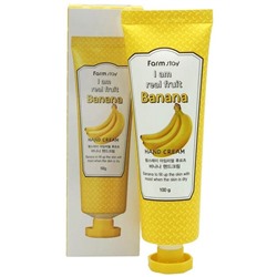 FarmStay Крем д/рук с экстр.банана  I Am Real Fruit Banana Hand Cream 100г