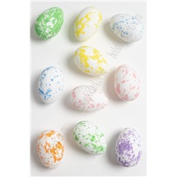 Пасхальный декор "Яйца" 3*4 см (60 шт) SF-5005, разноцветный
