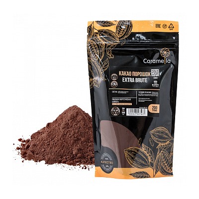 Какао порошок Cacao Barry Extra Brute 22/24%, 200 г
