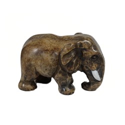 Скульптура из кальцита "Слон" 90*55*65мм