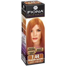 FIONA Стойкая крем-краска д/волос  7.44 Огненно-рыжий