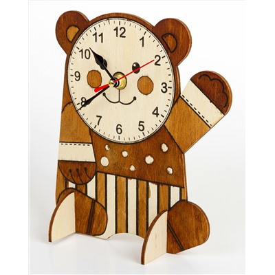 Деревянные часы своими руками «Медвежонок»