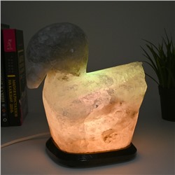 Солевая лампа "Лебедь" 200*130*220мм 3,5-4,5кг, свечение зеленое
