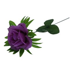 Цветок искусственный Роза 41см сиреневая  YL-43-р (вып.по 10шт.)