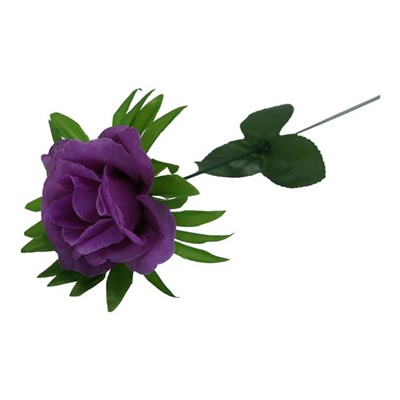 Цветок искусственный Роза 41см сиреневая  YL-43-р (вып.по 10шт.)
