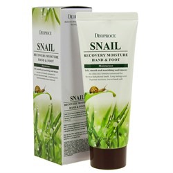 Крем для рук и тела Deoproce Snail Recovery Moisure Hand & Foot cream