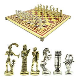 Шахматы с металлическими фигурами "Телец" 385*385мм.