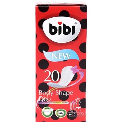 BIBI  Body Shape Deo Ежедневные прокладки 20шт.