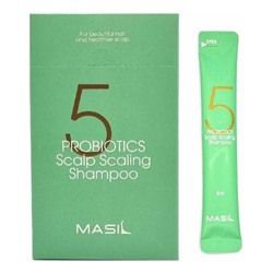 Глубокоочищающий шампунь с пробиотиками Masil 5 Probiotics Scalp Scaling Shampoo Stick Pouch