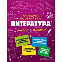 НаглядныйШкольныйКурсУдобноИПонятно Титов В.А.,Маланка Т.Г. Литература (подготовка к урокам, ОГЭ и ЕГЭ), (Эксмо, 2024), Обл, c.192