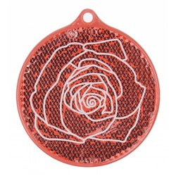 Световозвращающая подвеска "Роза" цвета в асс. арт.51012.60