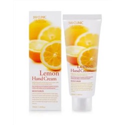 Увлажняющий крем для рук с экстрактом лимона -  LEMON HAND CREAM 3W CLINIC