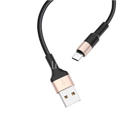 USB кабель для USB Type-C 1.0м HOCO X26 (черный/золото)