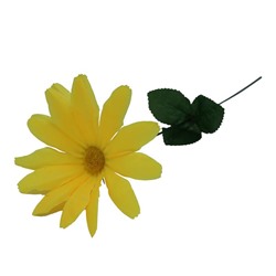 Цветок искусственный Ромашка 40см желтая YL-11-1 (вып.по 10шт.)