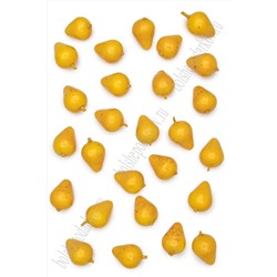 Муляж декоративный  груша желтая маленькая (100 шт) SF-20