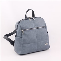 Удобная мягкая сумка-рюкзак 224 македония джинс+синий