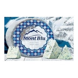 Сыр Mont Blu с голубой плесенью. Цена 1кг-690 руб.