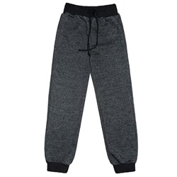 Серые брюки для мальчика с поясом и манжетами 82432-МОС21