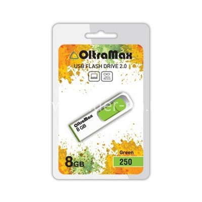 USB Flash 8GB Oltramax (250) зеленый