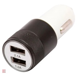 Автомобильное зарядное устройство USB-2.1A -1A