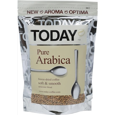 TODAY. Pure Arabica 150 гр. мягкая упаковка