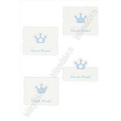 Карточки для украшений "Корона №1" (20 шт) SF-7700, голубой