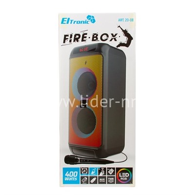 Колонка 06" (20-08 FIRE BOX 400) динамик 2шт/6.5" ELTRONIC с TWS                  
                                          
                                -10%