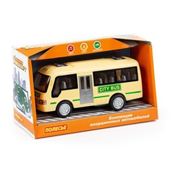 322498 Полесье "Городской автобус", автомобиль инерционный (со светом и звуком) (в коробке)