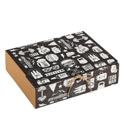 Коробка подарочная складная «Мужская», 31 х 24,5 х 9 см