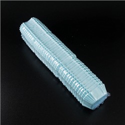 Капсулы для конфет голубые квадрат. 43*43 мм, h 24 мм, 1000 шт.