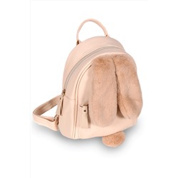 Мягкий рюкзак для девочки Длинные ушки 24 см 058D-1514D ТМ Коробейники