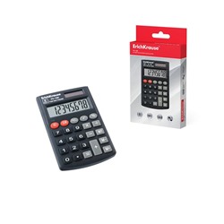 Калькулятор карманный ErichKrause 8 разрядов 8.8*5.8см серый PC-102 40102