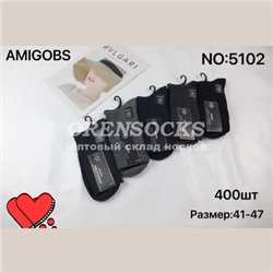 НОСКИ МУЖСКИЕ ХЛОПОК АССОРТИ AMIGOBS 5102