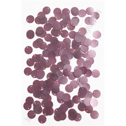 Пайетки круглые 12 мм (50 гр) SF-3067, темно-розовый