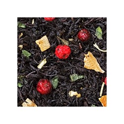 ДЛЯ ХОЛОДНОЙ ПОГОДЫ чай чёрный крупнолистовой с добавками, ароматизированный, Конунг, пакет 500 г.