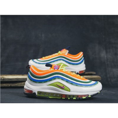 Кроссовки Nike Air Max 97 SE white/green/orange