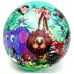 Мяч детский надувной 21 см Зверята в ассортименте GD001, GD001