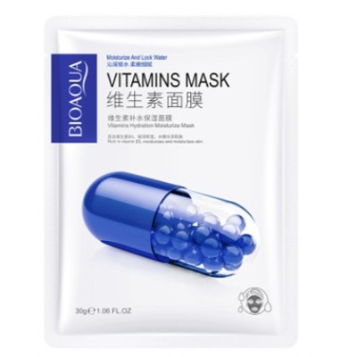 Мультивитаминная  маска «BIOAQUA» .(67376)