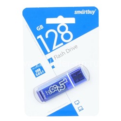 USB Flash 128GB SmartBuy Glossy темно-синий 3.0