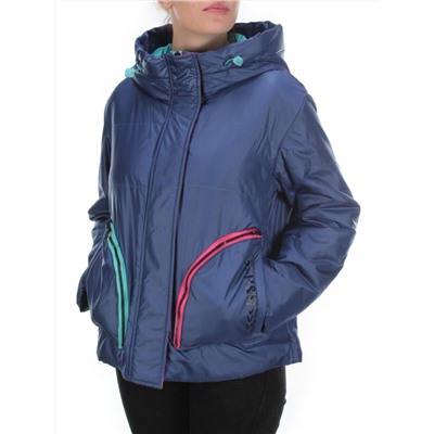 008 BLUE Куртка демисезонная женская (100 гр. синтепон) размер XL(48) - 54 российский