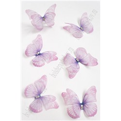 Бабочки шифоновые средние 4,5 см (10 шт) SF-4483, №10