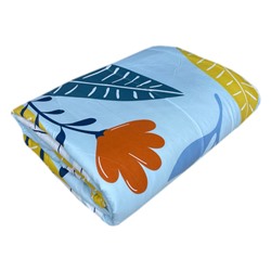 Покрывало - одеяло SECRET GARDEN - голубой р-р 200х230