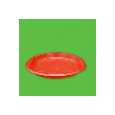Тарелка десертная Д=170мм Красная   Европак (2800/100)