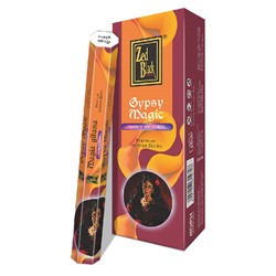 GYPSY MAGIC Premium Incense Sticks, Zed Black (ЦЫГАНСКАЯ МАГИЯ премиум благовония палочки, Зед Блэк), уп. 20 палочек.