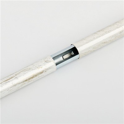 Карниз металлический стыкованный, 2-рядный "Авея", белое золото, гладкая труба, ø 19 мм  (kn-474)