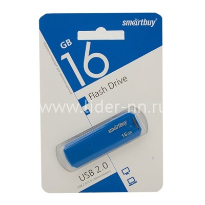 USB Flash 16GB SmartBuy CLUE синий 2.0