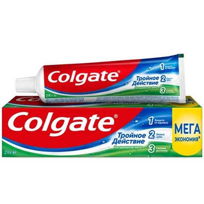 З.п.Colgate 150ml (231г) Тройное действие Натуральная мята