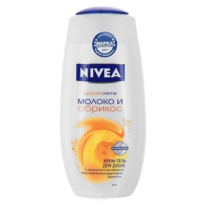 Гель-душ 250мл МОЛОКО/АБРИКОС 80745 Nivea