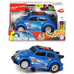 Dickie toys.Рейсинговый автомобиль "VW Beetle" моторизир.  25,5 см свет звук арт.3764011